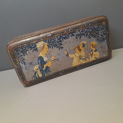 Vintage french tin candy - vintage,