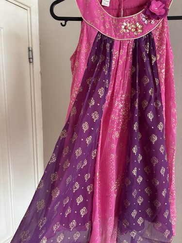 Monsoon pink purple - dress, age