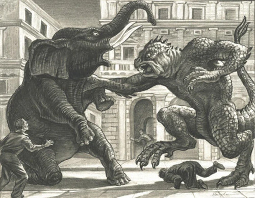 Ray harryhausen ymir battles - harryhausen,