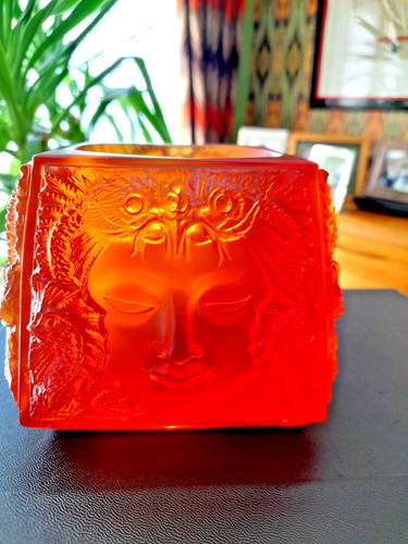 Lalique masque femme votive - masque, de