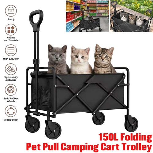 Collapsible folding wagon cart - collapsible,