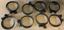 Honda VFR400 NC30 Carb Clamps USED With 8 x NEW SCREWS. OEM. GENUINE. QUALITY
