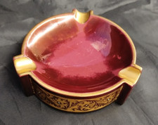 Carlton Ware Rouge Royale Cigarette Cigar Ashtray Tobacco #5201