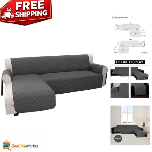 Dark gray reversible sectional - gray,