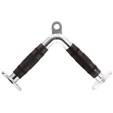 RIP X V Bar Tricep Textured Grip Cable Attachment Handle Gym Push Down Multi Gym