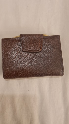Vintage brown real leather - brown,
