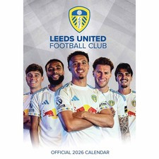 Leeds United FC A3 Wall Calendar 2026 Official LUFC Christmas Gift Idea Fans