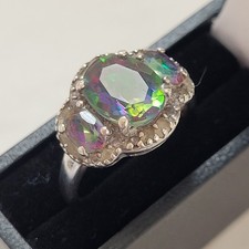 Vintage 925 Silver 3 Stone