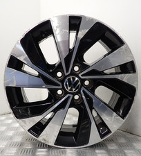 VOLKSWAGEN POLO 15'' BLACK DIAMOND CUT ALLOY WHEEL 2G0601025D (R5-C)