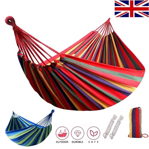 Double garden hammock camping - garden,