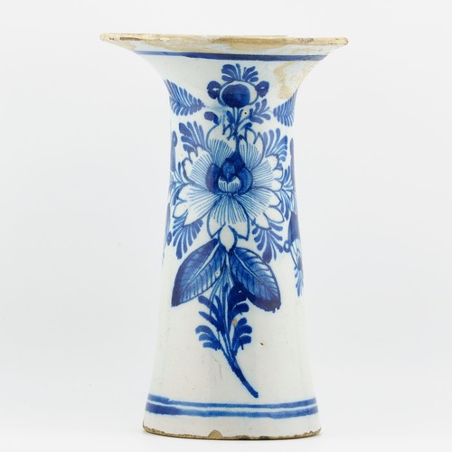 Dutch delftware vase porcelain - delftware,