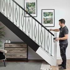 White Primed MD Iron Handrail