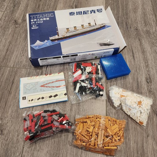Titanic building block - titanic, set