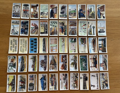 Wills cigarette cards - cigarette, railway