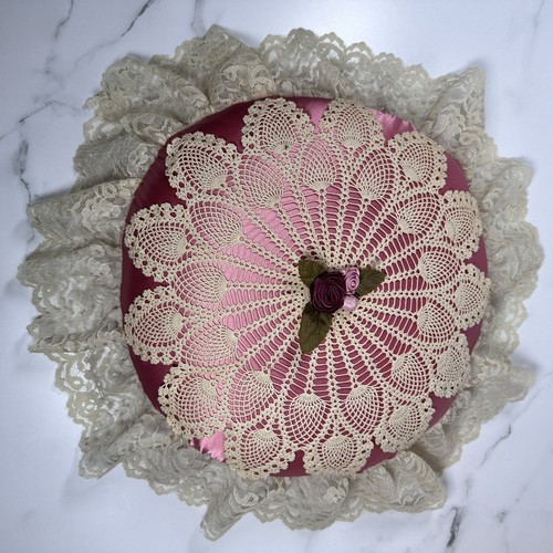 Vintage crochet lace boudoir - crochet,