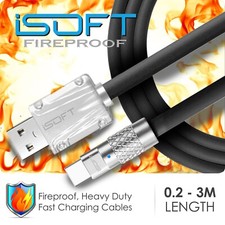 Fast USB Charger Cable Type C iSOFT Charging Sync Lead for Android Models