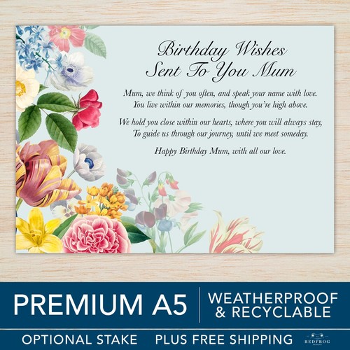 Mum birthday memorial - birthday,
