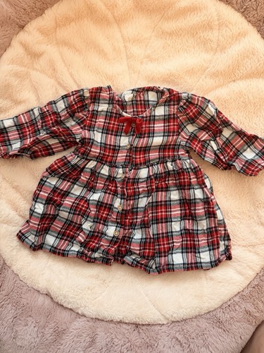 Baby girl tartan christmas