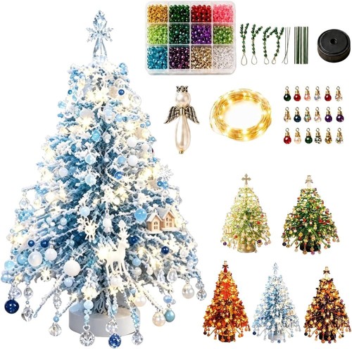 Beaded christmas tree kit - beaded, diy