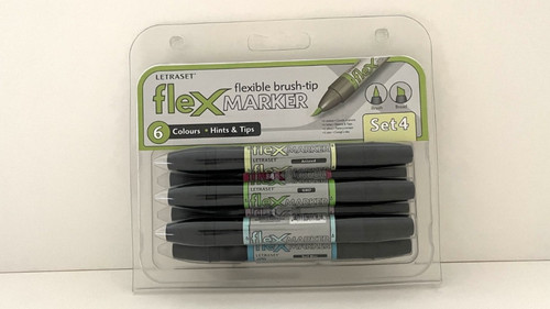 Letraset flexmarker pen set - letraset,