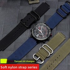 For Timex Tidal Compass High Quality Nylon Woven Watch Band Straps Mens 24x16mm