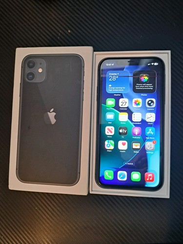 Apple iphone 128gb black - iphone, 11