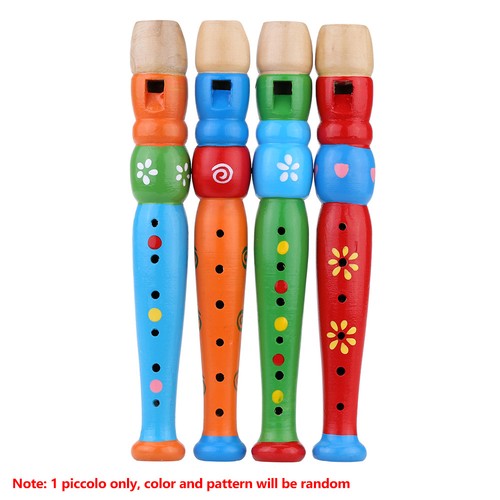 Wooden piccolo flute musical - wooden,