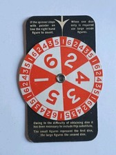 VINTAGE WW2 MONOPOLY SPINNER 