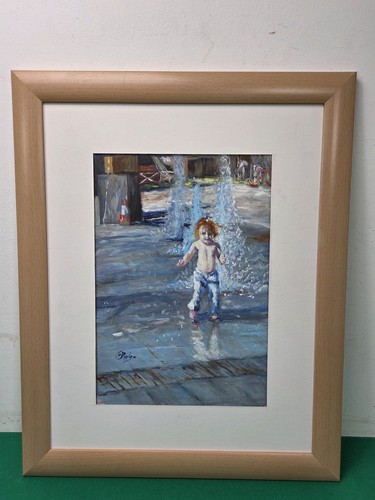 Framed folk art - folk, fun
