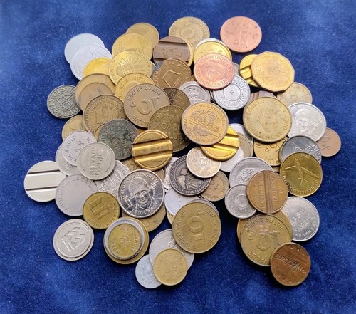 100x vintage tokens job lot - 100x, tokens,