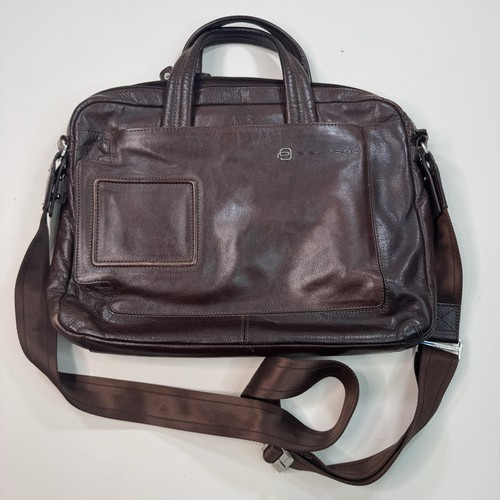 Piquadro 8818 brown leather - do,