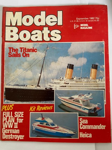 Model boats september 1982 - model,