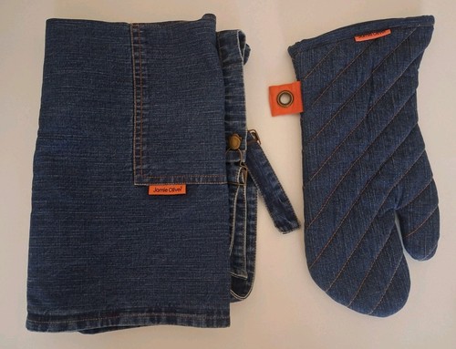 Jamie oliver denim apron - denim,