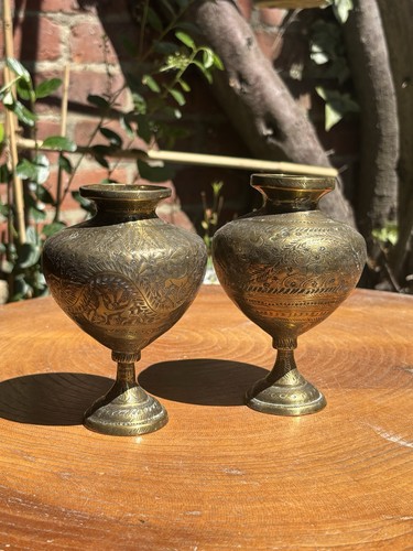 Vintage etched brass - vintage,