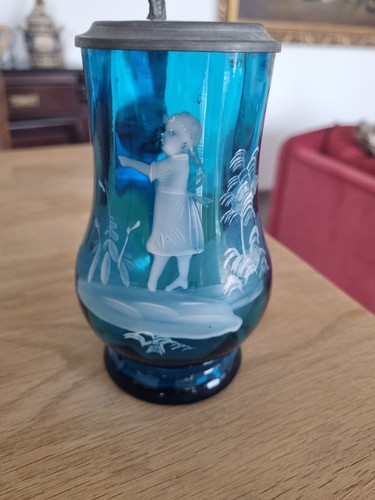 Antique mary gregory - antique, glass