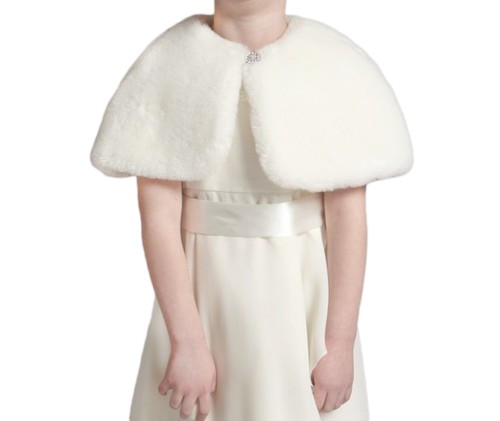 Flower girl faux fur - girl,