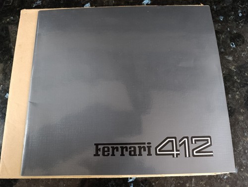 Ferrari 412 sales brochure - ferrari,