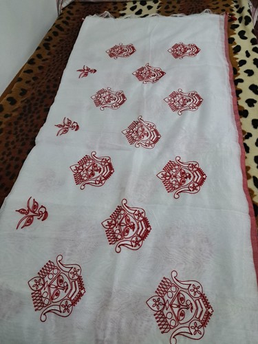 Indian white and red soft - white,