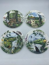 4 Wedgwood Collectors Plates By Colin Newman Country Panorama Boxed