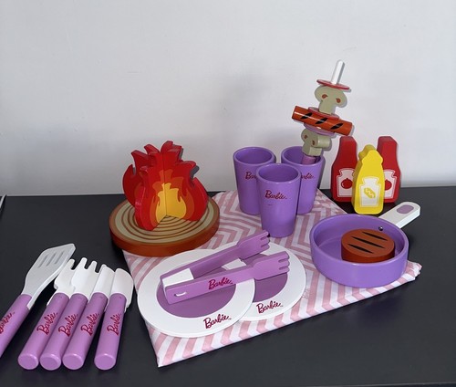 Wooden barbie kitchen - wooden,