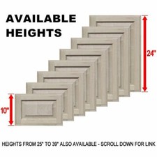 Unfinished Maple Square Raised