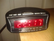 Early 2000's Asda AM/FM clock radio. (D15)