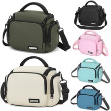 Digital Camera Case Padded Crossbody Shoulder Bag for DSLR SLR Canon Nikon Sony