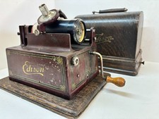 EDISON MODEL D MAROON GEM RED