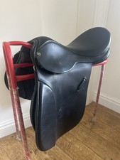 Ideal 18” Wide Black Saddle