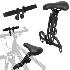 Kids Bike Seat with Handlebar, Front Mounted Child Bicycle Seat for All