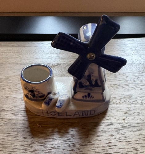 Vintage delft pottery blue - delft,
