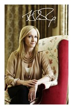 J K Rowling Signed A4