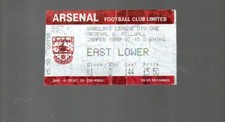 Used Ticket - Arsenal v