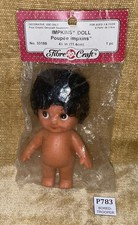 VINTAGE IMPKINS 4.5" DOLL NO. 3318B MADE BY FIBRE CRAFT POUPEE NEW IN PACKAGING